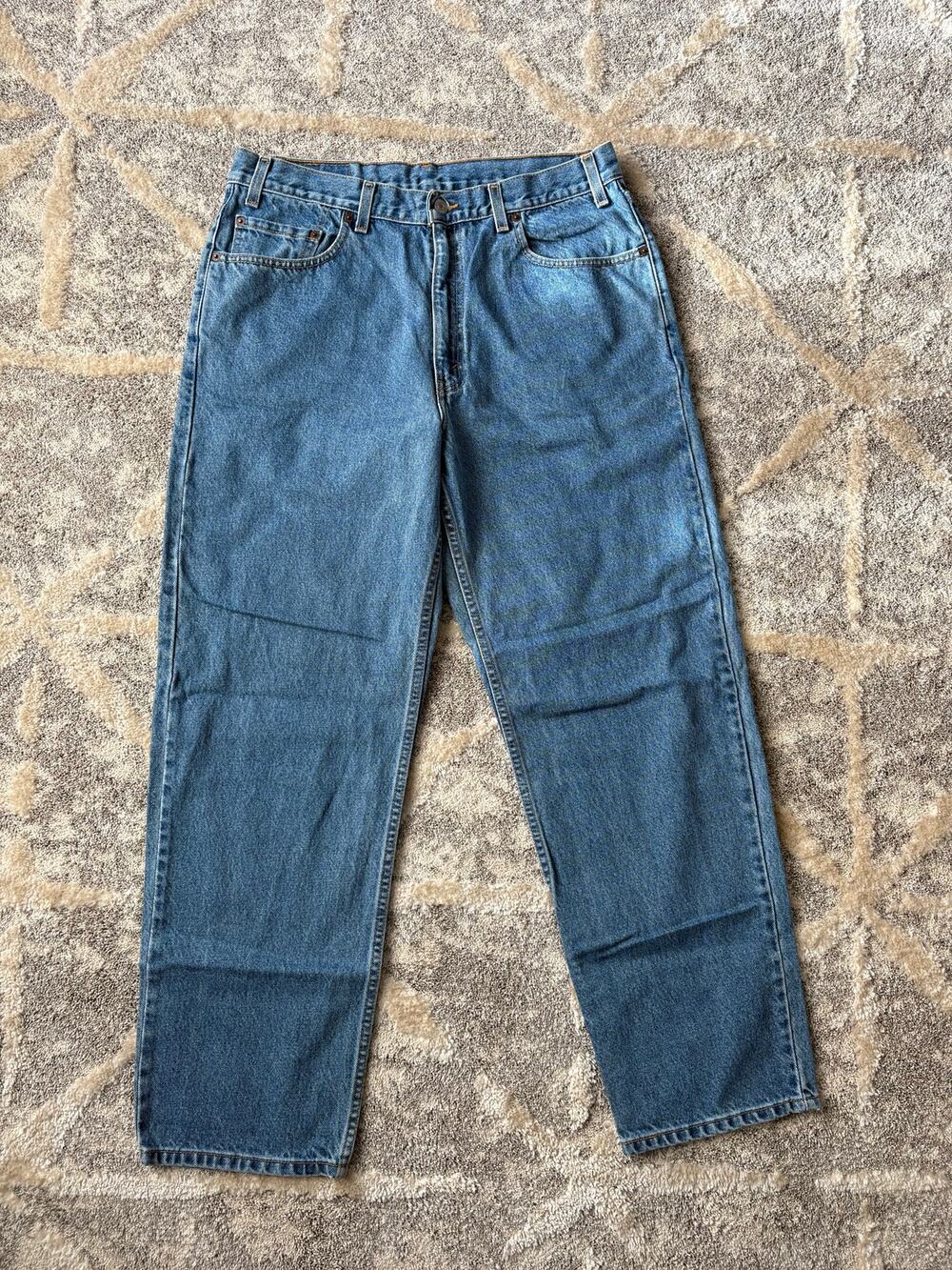 Levi’s Relaxed Straight Leg light wash blue jeans men's size 36x30